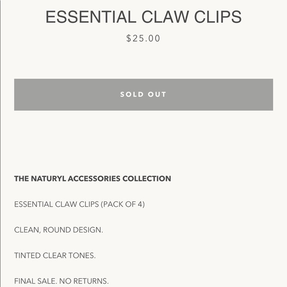 🆕 Naturyl Essential Claw Clips - Picture 3 of 4